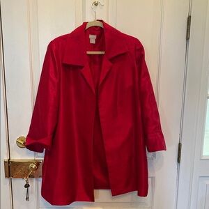 Chico's Bold Red Jacket